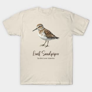 Least Sandpiper - The Bird Lover Collection T-Shirt